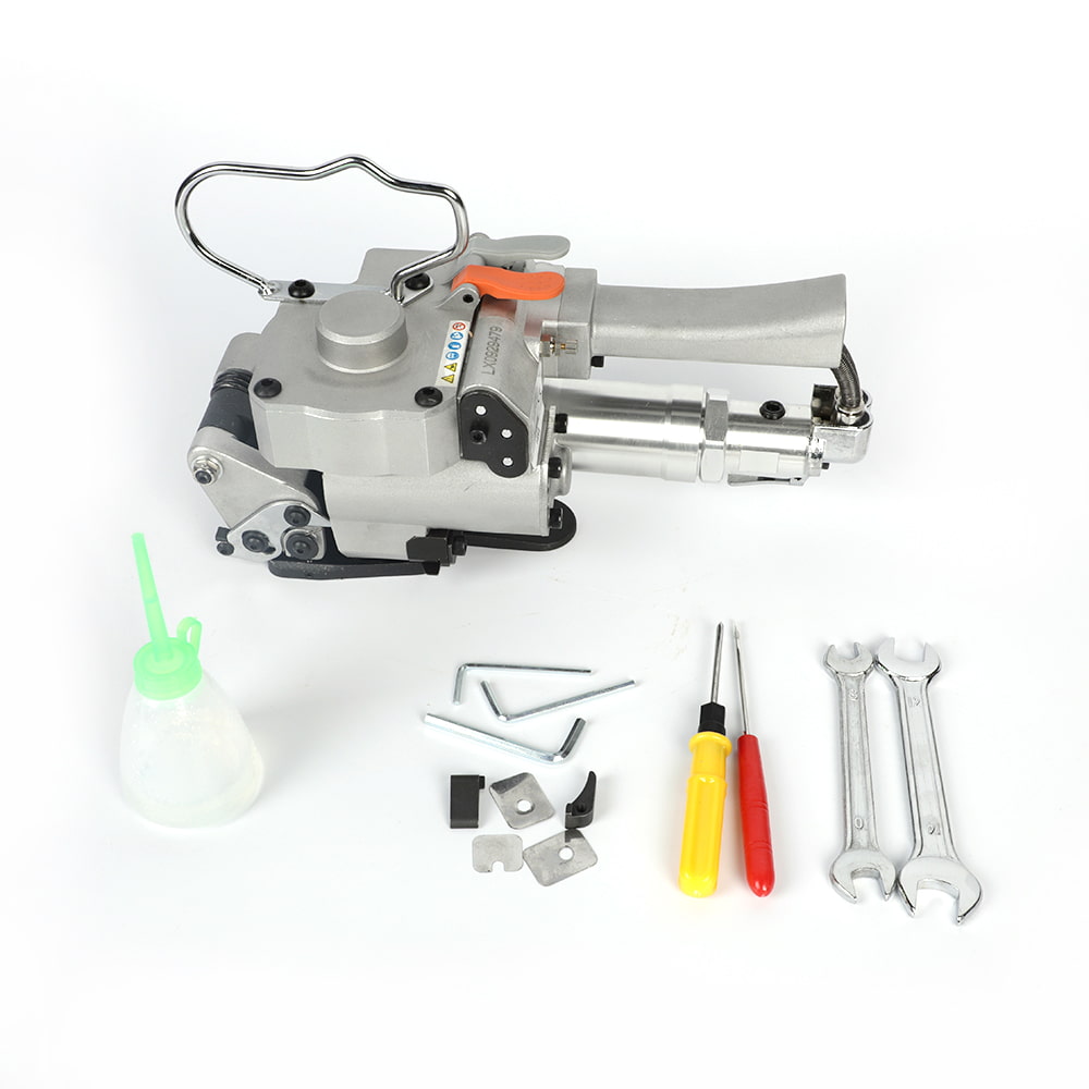 Máquina portátil de cintar PP PET semiautomática pneumática