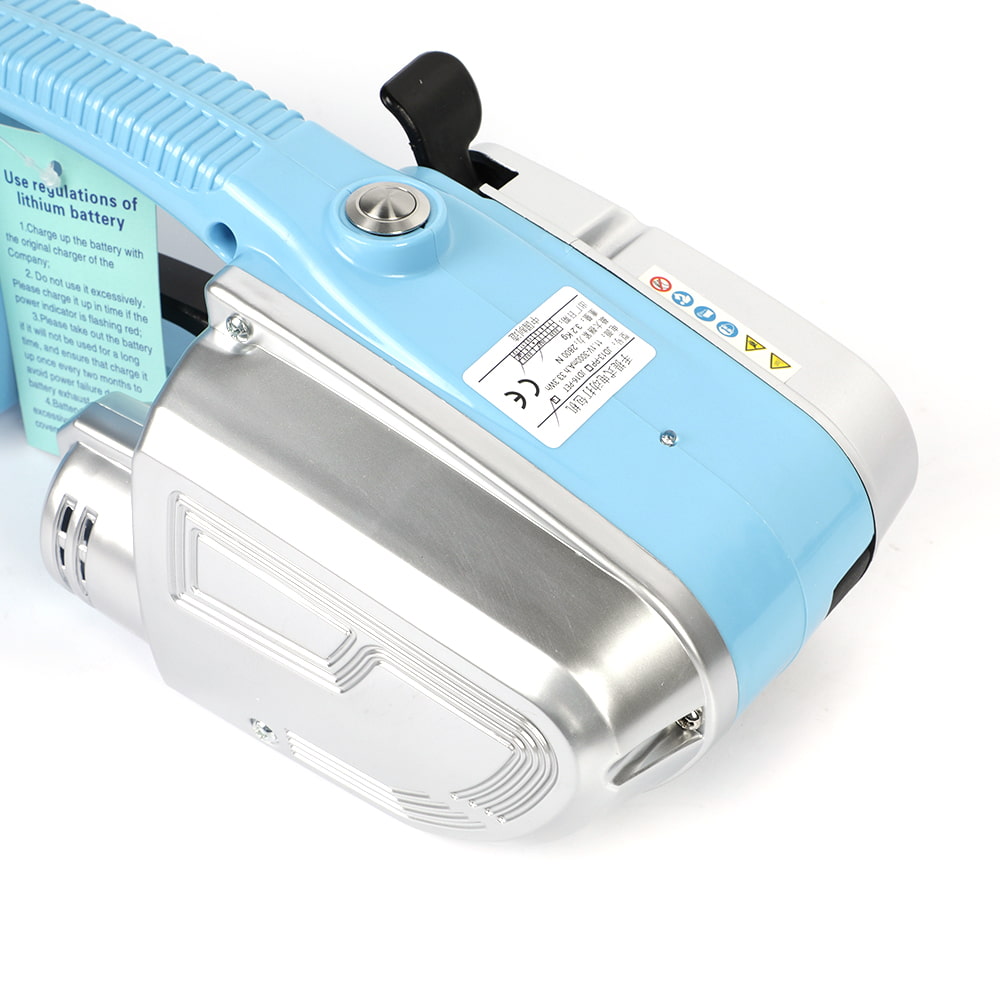 Máquina de cintar PET de armazenamento elétrico portátil